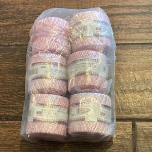 Vintage Lily Rayon Crochet Gag Of 6